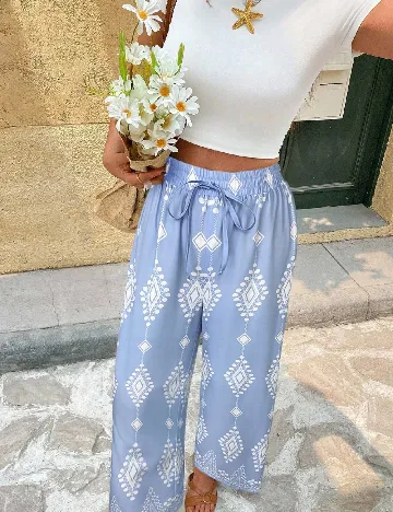 Pantaloni SHEIN, albastru
