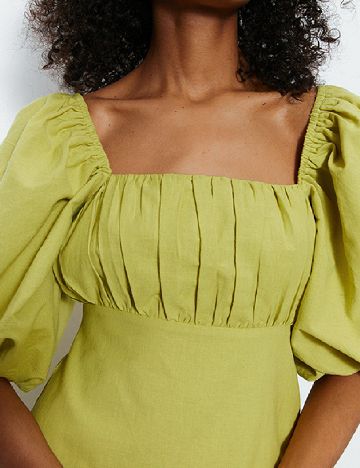 Rochie medie WAREHOUSE, verde
