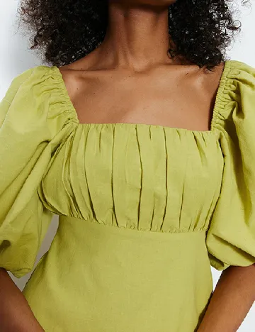 Rochie medie WAREHOUSE, verde