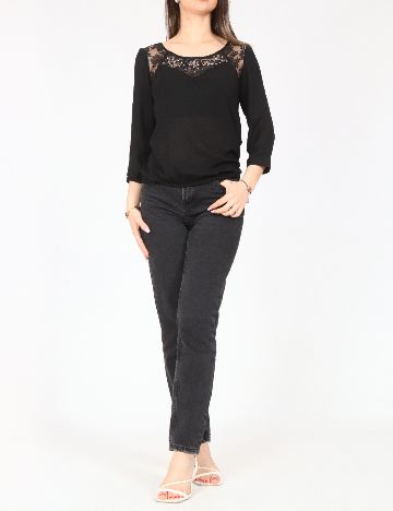 Bluza Bershka, negru