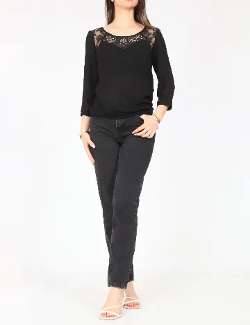 Bluza Bershka, negru
