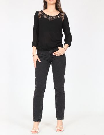 Bluza Bershka, negru