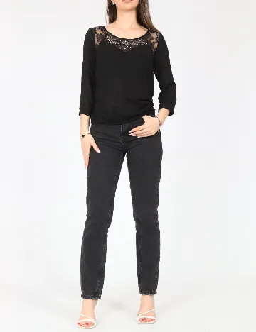 Bluza Bershka, negru