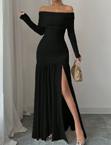 Rochie lunga SHEIN, negru