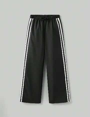 Pantaloni Shein Kids, negru