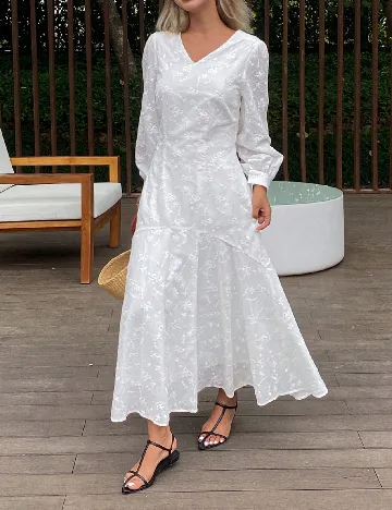 Rochie lunga SHEIN, alb
