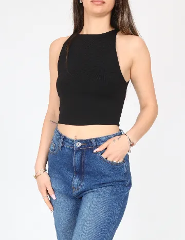 Top Zara, negru