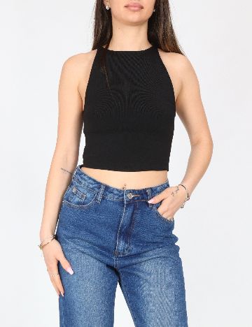Top Zara, negru