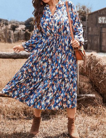 Rochie medie SHEIN CURVE, mix culori