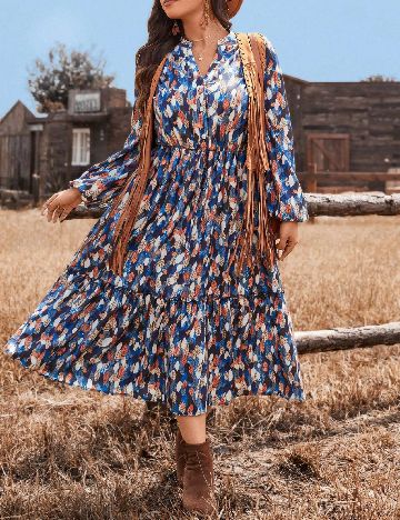 Rochie medie SHEIN CURVE, mix culori