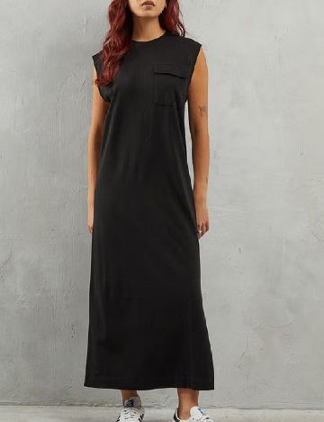 Rochie medie WAREHOUSE, negru