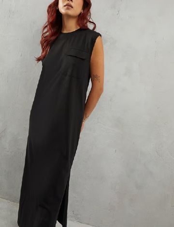 Rochie medie WAREHOUSE, negru