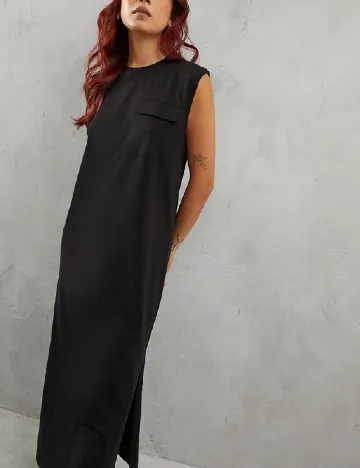 Rochie medie WAREHOUSE, negru