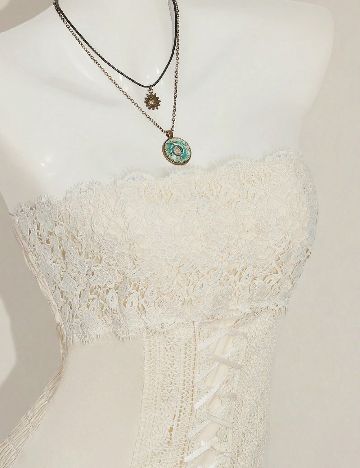Rochie scurta SHEIN, crem