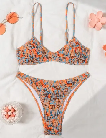 Costum de baie SHEIN, mix culori