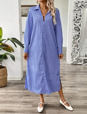 Rochie lunga SHEIN, albastru