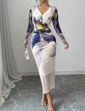 Rochie lunga SHEIN, mix culori
