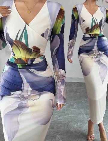 Rochie lunga SHEIN, mix culori