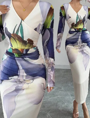 Rochie lunga SHEIN, mix culori