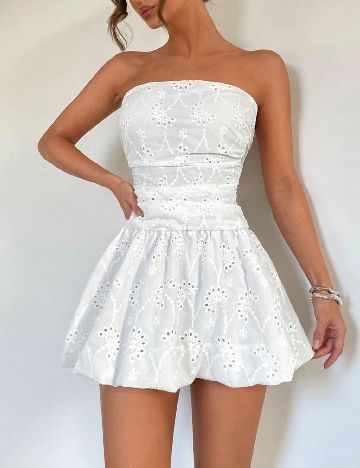 Rochie scurta SHEIN, alb