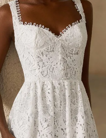 Rochie lunga Aveloria, alb