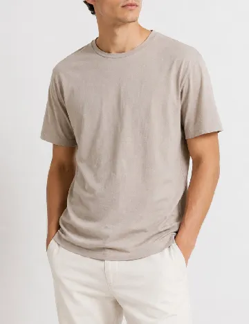 Tricou Pull&Bear, gri