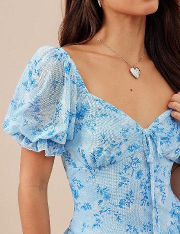 Rochie scurta SHEIN, albastru