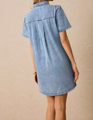 Rochie scurta SHEIN, albastru