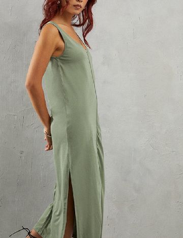 Rochie medie WAREHOUSE, verde