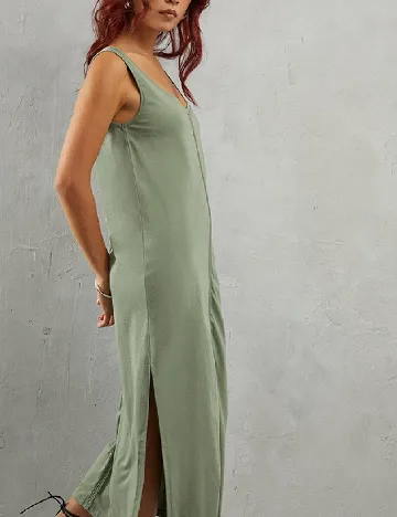 Rochie medie WAREHOUSE, verde