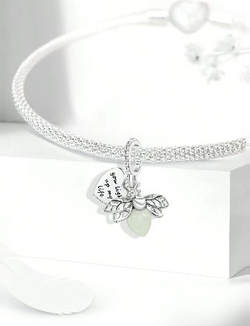 Charm SHEIN, argintiu