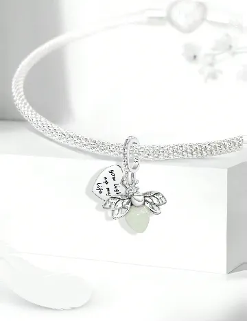 Charm SHEIN, argintiu