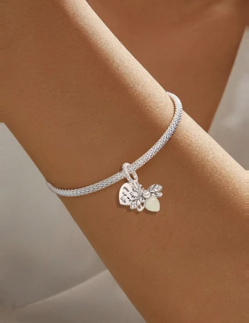 Charm SHEIN, argintiu