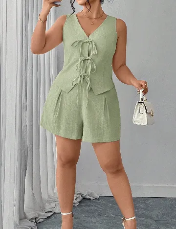 Compleu SHEIN CURVE, verde