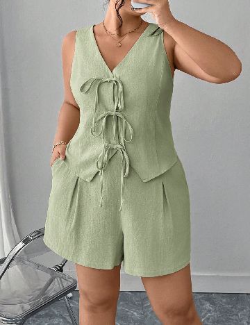 Compleu SHEIN CURVE, verde