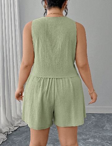 Compleu SHEIN CURVE, verde