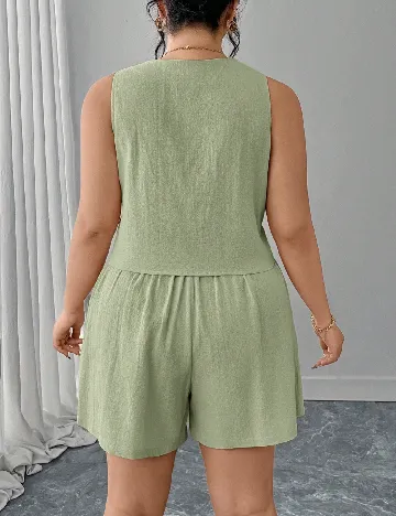 Compleu SHEIN CURVE, verde