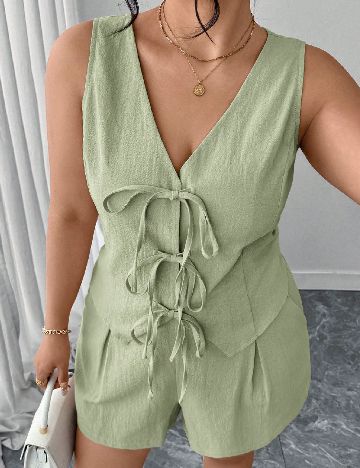 Compleu SHEIN CURVE, verde