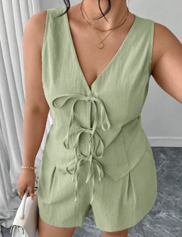 Compleu SHEIN CURVE, verde