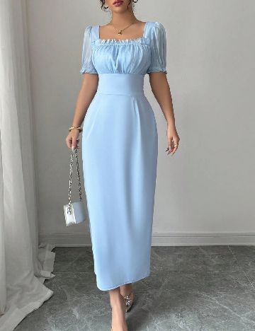 Rochie lunga SHEIN, albastru