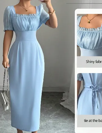 Rochie lunga SHEIN, albastru