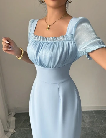 Rochie lunga SHEIN, albastru