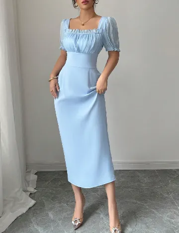 Rochie lunga SHEIN, albastru