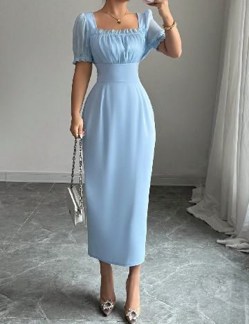 Rochie lunga SHEIN, albastru