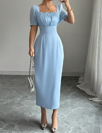 Rochie lunga SHEIN, albastru