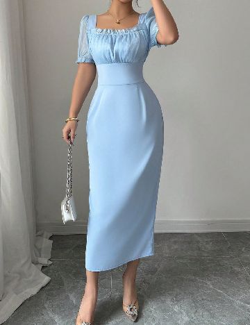 Rochie lunga SHEIN, albastru