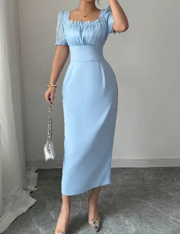 Rochie lunga SHEIN, albastru