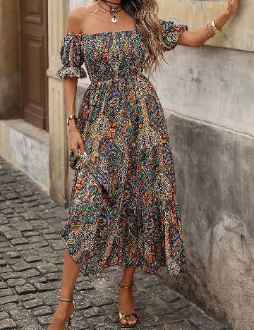 Rochie lunga SHEIN, mix culori