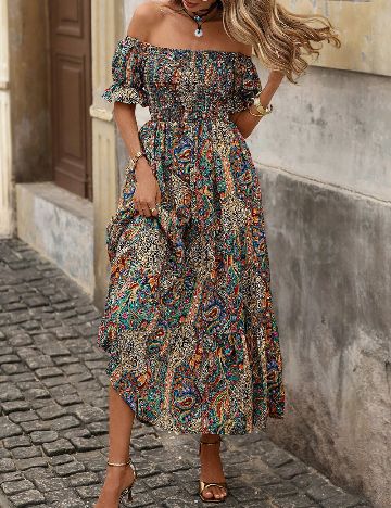 Rochie lunga SHEIN, mix culori