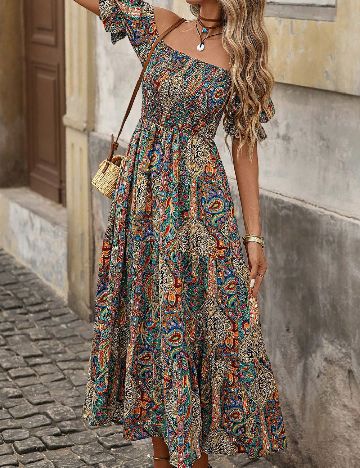 Rochie lunga SHEIN, mix culori